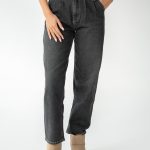 Jeansy wide leg z wysokim stanem – Noirvessa 1
