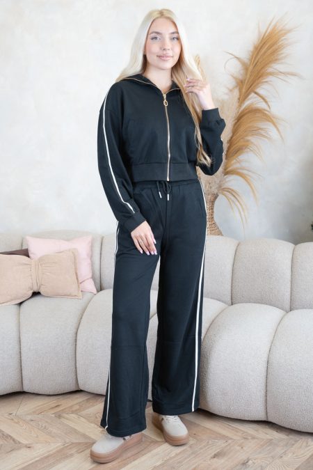 Damski komplet dresowy Czarny – Dresira 1