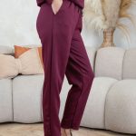 Komplet damski z misiem Bordowy – Teddynne 5