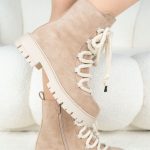 Sznurowane botki na traperowej podeszwie Fango - Cyravelle 5