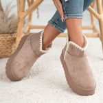 Śniegowce w stylu UGG kolor fango na kartonie SAND - Fango 3