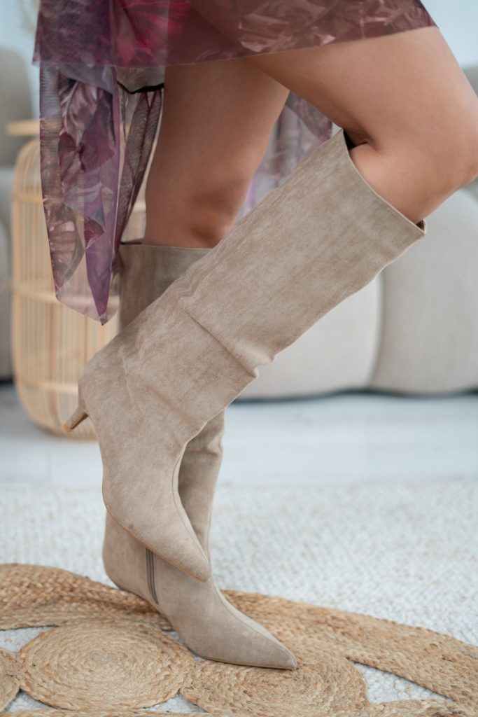 Kozaki na kaczuszcze zamsz Fango – Myrione 2