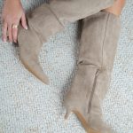 Kozaki na kaczuszcze zamsz Fango – Myrione 3