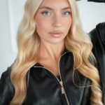 kurtka skórzana damska bomberka Czarny – Ravysse 3