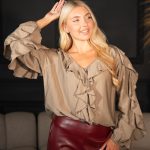 Bluzka damska z falbankami Fango – Delivra 8