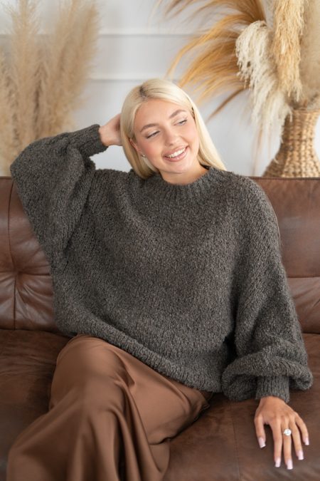 Sweter moherowy oversize Fango – Moirenne 1