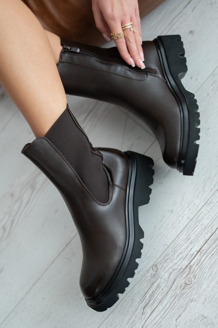 Sztyblety z gumką Czekoladowy – Veyrisse 4