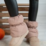 Śniegowce ocieplane na platformie z elastyczną kostką Fango – Snolira 1