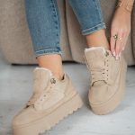 Sneakersy zimowe na grubej podeszwie Fango – Tarynne 2