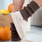 Śniegowce na platformie z paskiem boho Beżowy – Bohravine 1