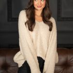 Sweter bukla Beżowy – Clavira 2