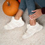 Stylowe sneakersy damskie Beżowy – Shavira 3