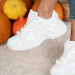 Stylowe sneakersy damskie Biały – Shavira 3