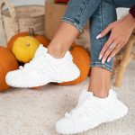 Stylowe sneakersy damskie Biały – Shavira 2