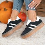 Damskie sneakersy na platformie Czarny – Zevoria 3