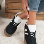 Damskie sneakersy na platformie Czarny – Zevoria 2