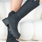 Kozaki na traperowej podeszwie Czarne - Terilora 1