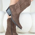 Botki western Czekoladowe - Miravellea 1