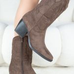 Kowbojskie botki Czekoladowe - Halvoria 1