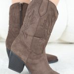 Kowbojskie botki Czekoladowe - Halvoria 2