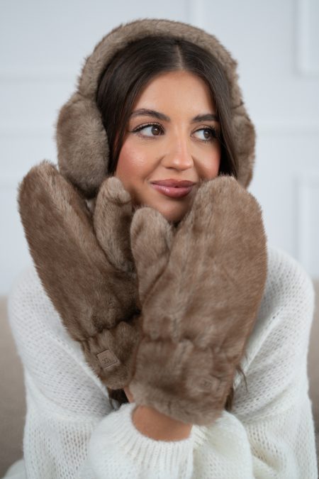 Rękawiczki futrzane z jednym palcem Fango – Furynne 1