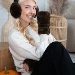 Rękawiczki futrzane miś Czekoladowy – Mishora 2