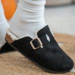 Klapki chodaki z futerkiem Czarny – Florynne 3