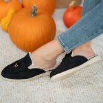 Loafersy z odkrytą piętą Czarny – Mirayne 3