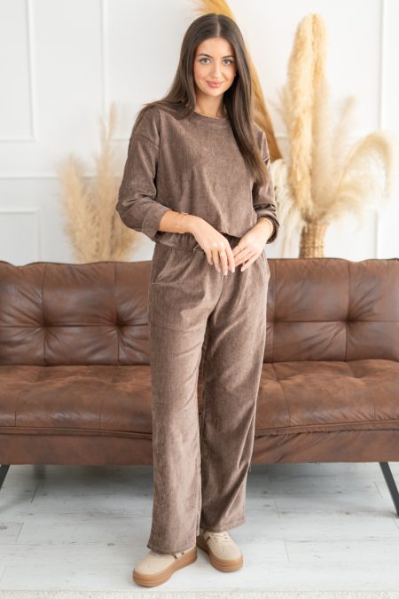 Komplet dresowy - Czekoladowy 1