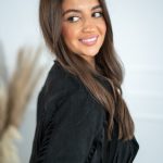 Ramoneska damska z frędzlami Czarny – Zavriona 4