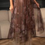 Spódnica tiulowa ze złotą gumką Biały – Zolivra 4