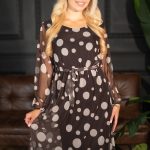 Sukienka tiulowa z paskiem i zwiewnymi rękawami Biały – Feyrissea 2