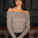 Sweter hiszpanka prążkowany Fango – Solivra 1