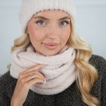 Czapka damska alpaka Beżowy – Alvoria 3