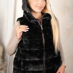 Kamizelka futrzana zapinana na zamek Czarny - Furalis 4