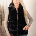 Kamizelka futrzana zapinana na zamek Czarny - Furalis 2