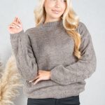 Gładki sweter damski Fango – Silvora 2