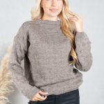 Gładki sweter damski Fango – Silvora 1