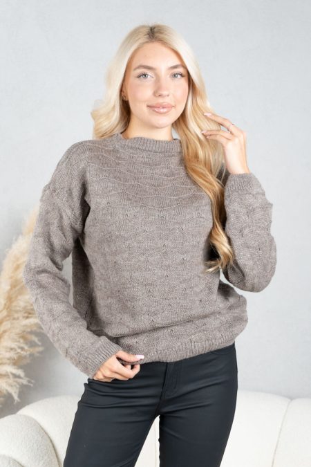 Gładki sweter damski Fango – Silvora 1