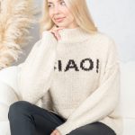 Sweter boucle CIAO! Beżowy – Cialisse 3