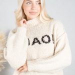 Sweter boucle CIAO! Beżowy – Cialisse 2