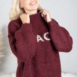 Sweter boucle CIAO! Bordowy – Cialisse 3