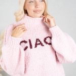Sweter boucle CIAO! Pudrowy – Cialisse 3