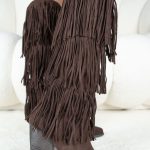 Kowbojskie kozaki z frędzlami Czekoladowe - Corvielle 1