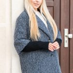 Płaszcz boucle oversize Grafitowy – Boulyra 4