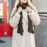 Płaszcz flauszowy damski Beżowy – Flaurene 4