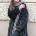 Damski szalik prążkowany Fango – Ribellea 1