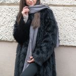 Damski szalik prążkowany Fango – Ribellea 2