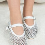 Balerinki z cyrkoniami Biały – Liora 1