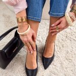 Czółenka z cyrkoniami Czarny – Zyra 3